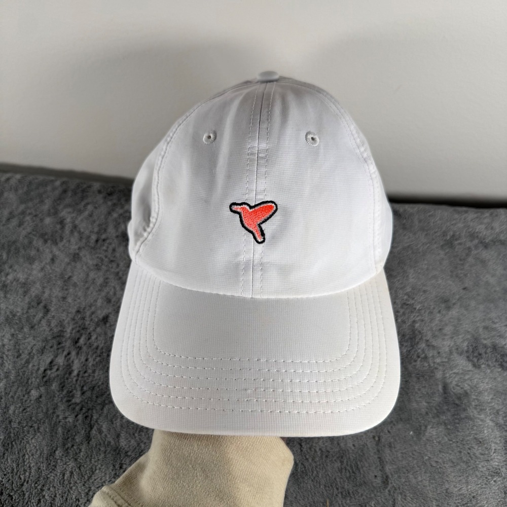 Birddogs Dad Hat Mens OSFM White Embroidered Logo Adjustable Performance Cap